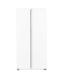 Холодильник двухкамерный MFF177NFWE Total No Frost Side by Side инверторный белый Maunfeld