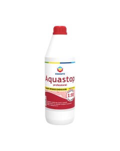 Грунтовка воднодисперсионная акриловая Aquastop Professional концентрат 1 10 1 л Eskaro