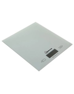 Весы кухонные электронные стекло HS 3006 платформа точность 1 г до 5 кг LCD дисплей серебряные 00281 Homestar