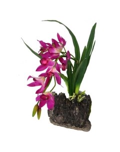 Декоративное растение Orchid purple фиолетовое 40см Германия Lucky reptile