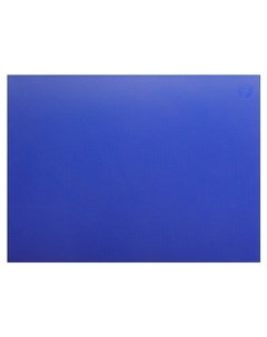 Доска разделочная 600х400х18мм пластик синий Roal