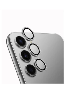 Стекло для Samsung Galaxy S24 Optix Camera Lens protector Aluminium White Uniq