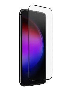 Стекло для Samsung Galaxy S24 Optix Vivid true colors Clear Black installer Uniq