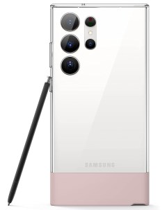 Чехол для Galaxy S23 Ultra GLIDE прозрачный розовый Elago