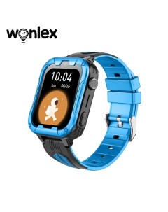 Смарт часы Smart Baby Watch KT32 голубые Wonlex