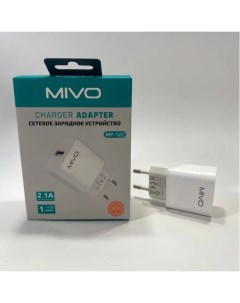 Сетевое зарядное устройство MP 122 17326 1 USB порт 5 В 2 1 A Mivo