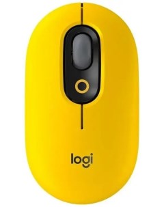Беспроводная мышь POP Mouse желтый 910 006546 Logitech