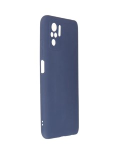 Чехол для Xiaomi Redmi Note 10 Soft Touch Blue CC1C 0080 BL Péro
