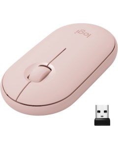 Беспроводная мышь Pebble M350 Pink 910 005717 Logitech