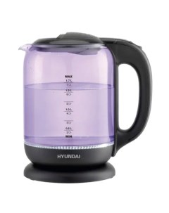 Чайник электрический HYK G5809 1 8л фиолетовый черный Hyundai
