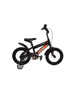 Велосипед детский 2024 16 SPORT рост 16 104 122 см черно оранжевый Heam
