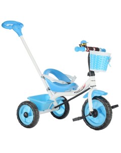 Велосипед XEL 568T 2 3 х колесный бело голубой Rocket