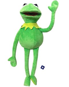 Мягкая игрушка на руку Улица Сезам Лягушонок Кермит Sesame Street 63 см зеленый Starfriend