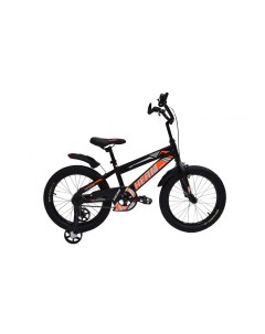 Велосипед детский 18 SPORT рост 18 110 127 см чёрно оранжевый Heam