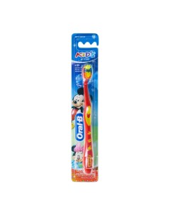 Зубная щетка Kids Mickey Mouse Микки Маус от 2 до 4 лет мягкая красная Oral-b