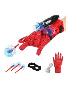 Перчатка игрушечная Человек паук Spider man со стрельбой 3 снаряда с присосками 15 5 см Starfriend