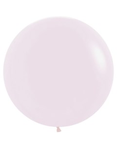 Шар латексный 24 макарунс пастель набор 3 шт цвет нежно розовый Sempertex