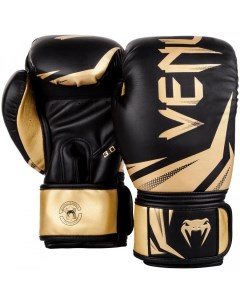 Боксерские перчатки Challenger 3 0 черно золотые 16 унций Venum
