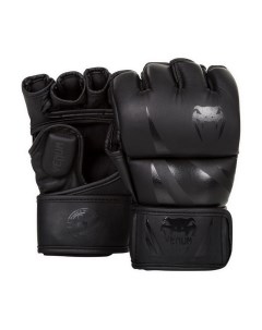 Перчатки ММА Challenger MMA Gloves Matte Black искусственная кожа черный S Venum