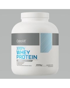 Сывороточный протеин 100 Whey Protein 2000 g Клубника сливки Ostrovit