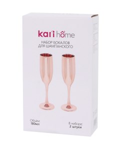 Набор бокалов для шампанского T1164 Kari home