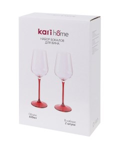 Набор бокалов для вина T1173 Kari home