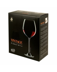 Набор бокалов для вина Винтаче прозрачный 850 мл 2 шт Crystalex