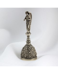 Колокольчик сувенирный Ангел Хранитель бронза высота 8 см Василиса прекрасная