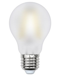 Лампа светодиодная UL 00000304 E27 8W 3000K шар матовый LED A60 8W WW E27 FR PLS02WH Uniel