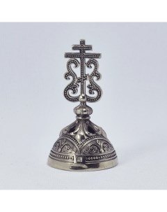 Колокольчик сувенирный Крест бронза 5 см Василиса прекрасная