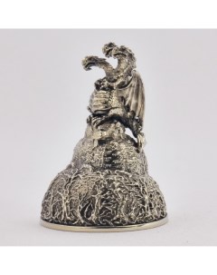 Колокольчик сувенирный Змей Горыныч бронза высота 4 8 см Василиса прекрасная