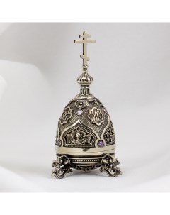 Колокольчик сувенирный Пасхальный бронза высота 6 см Василиса прекрасная
