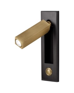 Бра Chelsom Wall Led Dock Brass Imperiumloft