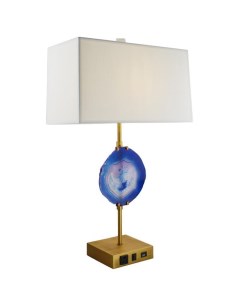 Настольная лампа Blue Agate Table Lamp Imperiumloft