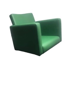 Парикмахерское кресло Кубик зеленый 65х50х57 Мебель бьюти