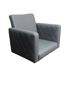 Парикмахерское кресло Элит IIс подставкой под ноги серый 65х50х57 Nobrand