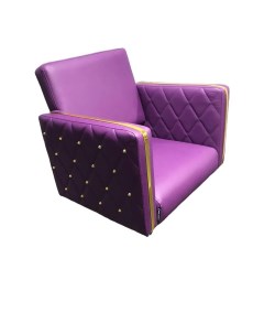 Парикмахерское кресло Голдиум II фиолетовый 65х50х57 Nobrand