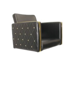 Парикмахерское кресло Голдиум черный 65х50х57 Мебель бьюти
