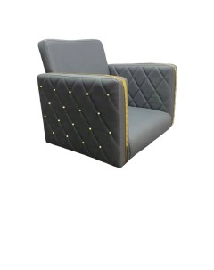 Парикмахерское кресло Голдиум II серый 65х50х57 Мебель бьюти