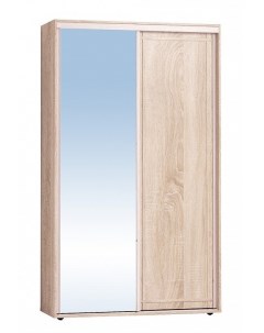 Шкаф купе с зеркалом Sherlock 303 Дуб Сонома Глазов-мебель
