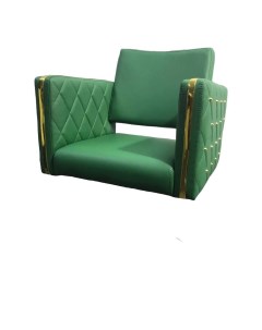 Парикмахерское кресло Гринвич зеленый 65х50х57 Мебель бьюти