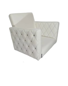 Парикмахерское кресло Лотос белый 65х50х57 Мебель бьюти