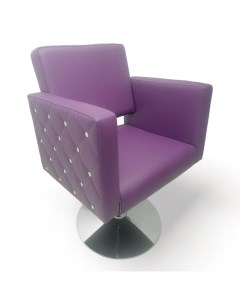 Парикмахерское кресло Гламурис Фиолетовый Мебель бьюти