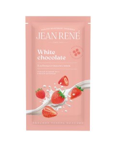 Шоколад белый Клубника со вкусом сливок 65 г Jean rene