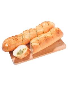 Хлеб белый Оригинальный мини чеснок 140 г Nobrand
