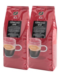 Кофе в зернах ESPRESSO BAR набор из 2 шт по 1 кг Ics