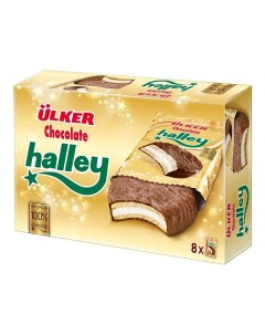 Печенье Halley Сэндвич шоколадное с маршмеллоу 224 г Ulker