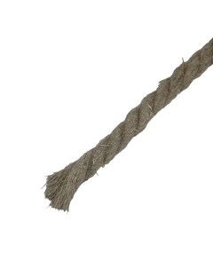 Веревка льнопеньковая 14 мм цвет коричневый 20 м уп Сибшнур