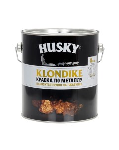 Краска по металлу Klondike глянцевая цвет белый база А 2 5 л Husky