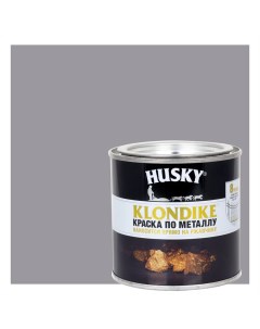 Краска по металлу Klondike глянцевая цвет светло серый 0 25 л RAL 7004 Husky